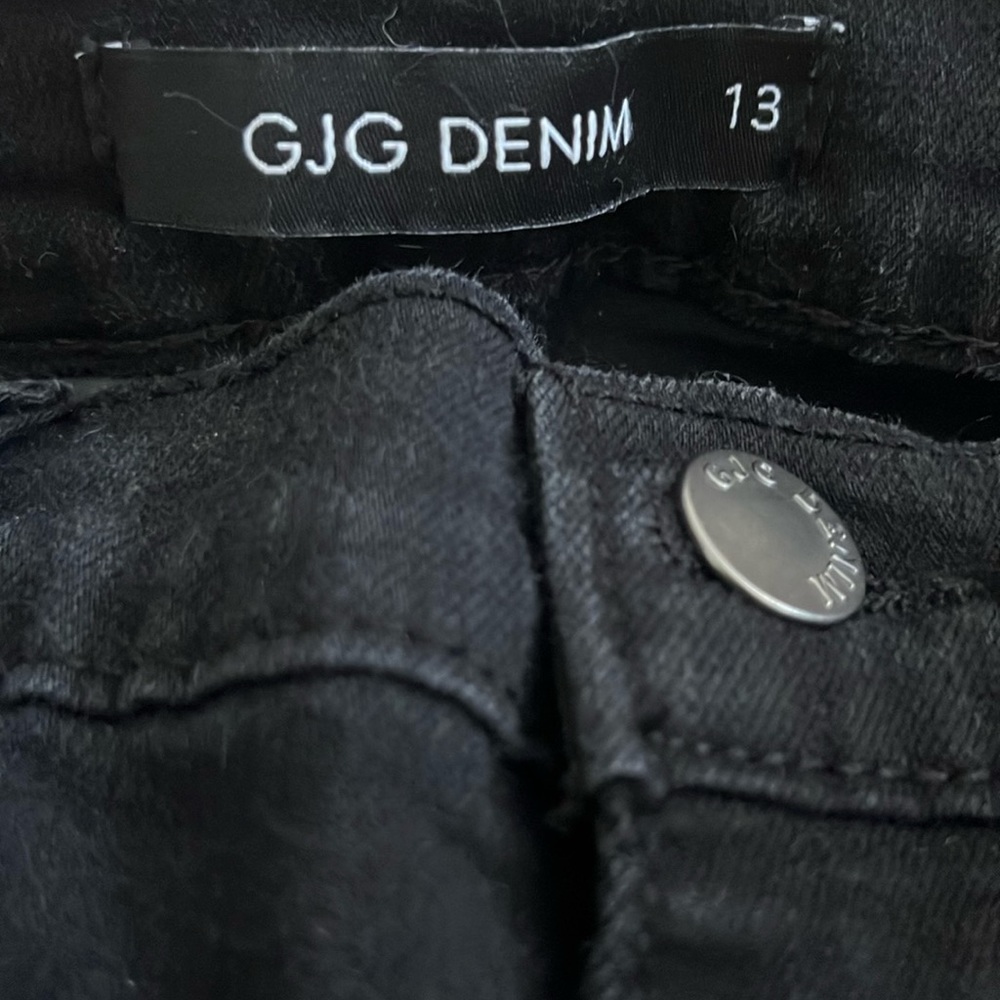 Black bell bottom jeans, size 13.